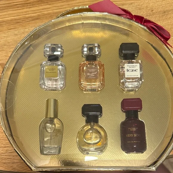 Victoria's Secret Perfume Collection with Gold and Red Details - Picture 1 of 2
